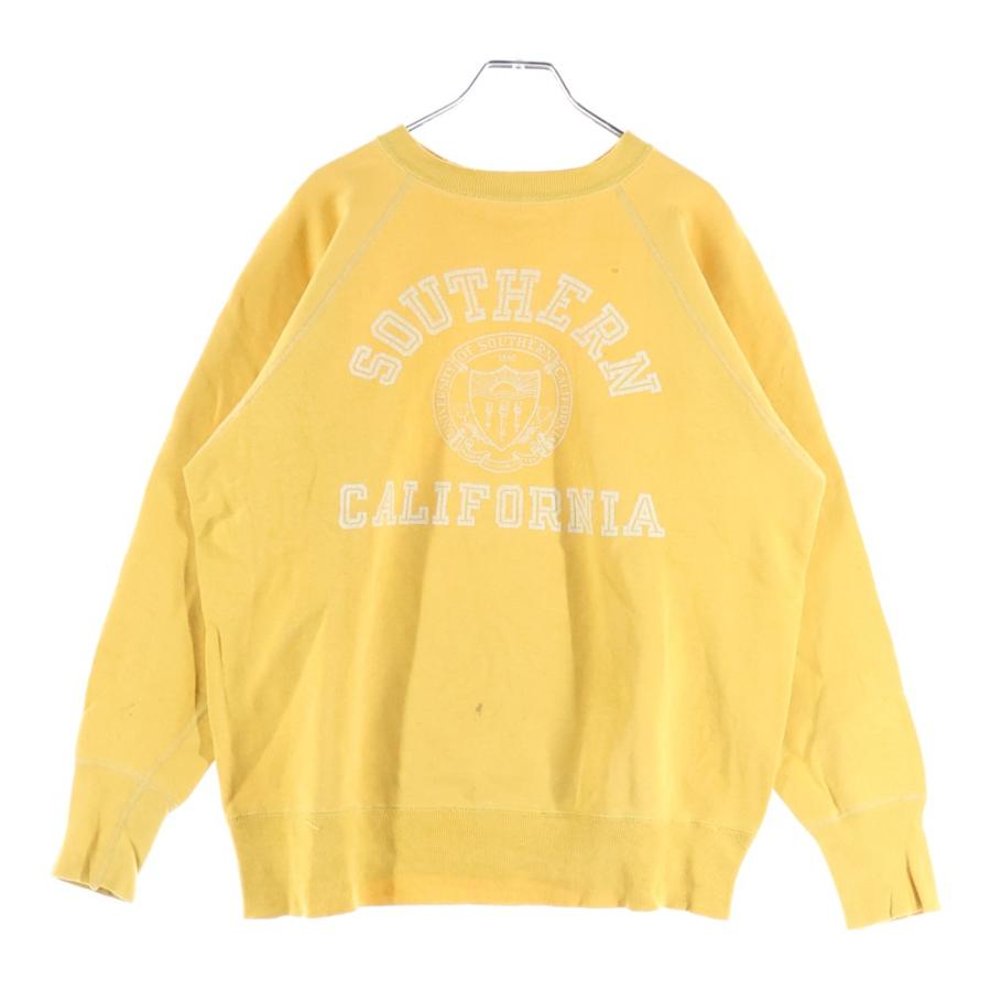 希少 50s USA製 Vintage Color Flocky Sweat VINTAGE ヴィンテージ 50S SOUTHERN CALIFORNIA FLOCKY SWEAT 南