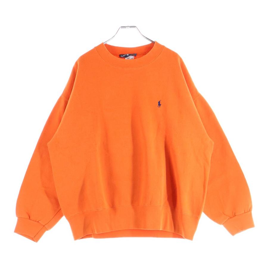 RALPH LAUREN ラルフローレン 90S PULLOVER LOGO SWEAT ロゴ刺繍