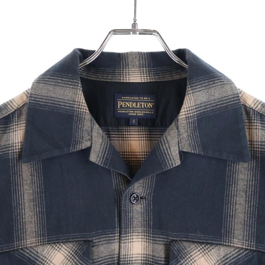 PENDLETON（ペンドルトン） オンブレチェック 長袖シャツ ブラック
