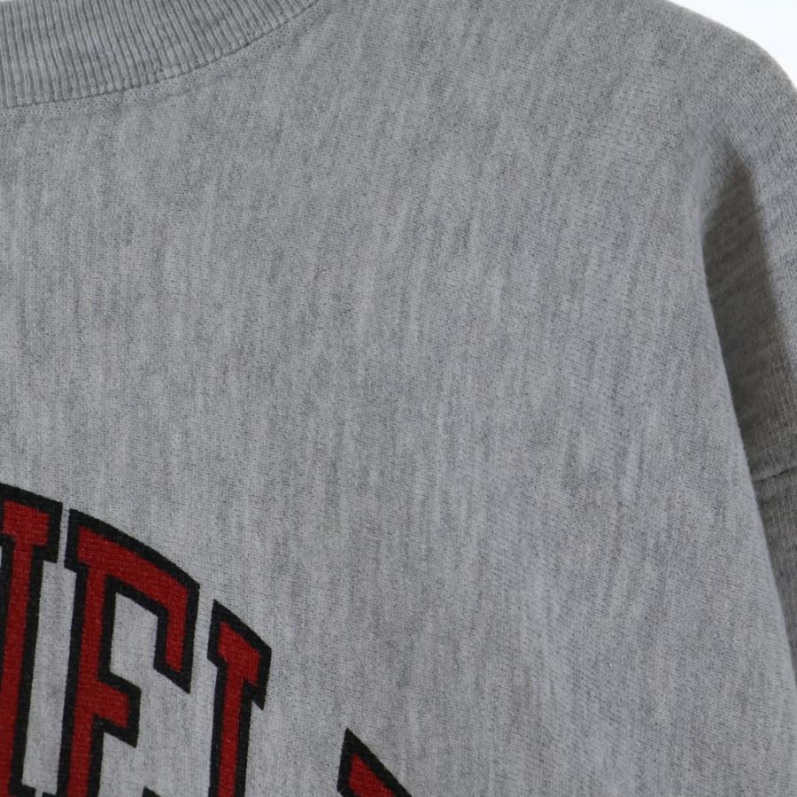 美品 クライミー ゼブラ柄 サイドリブ リバースウィーブ タイプ 80s Champion Reverse Weave リバースウィーブ MICHIGAN 白色