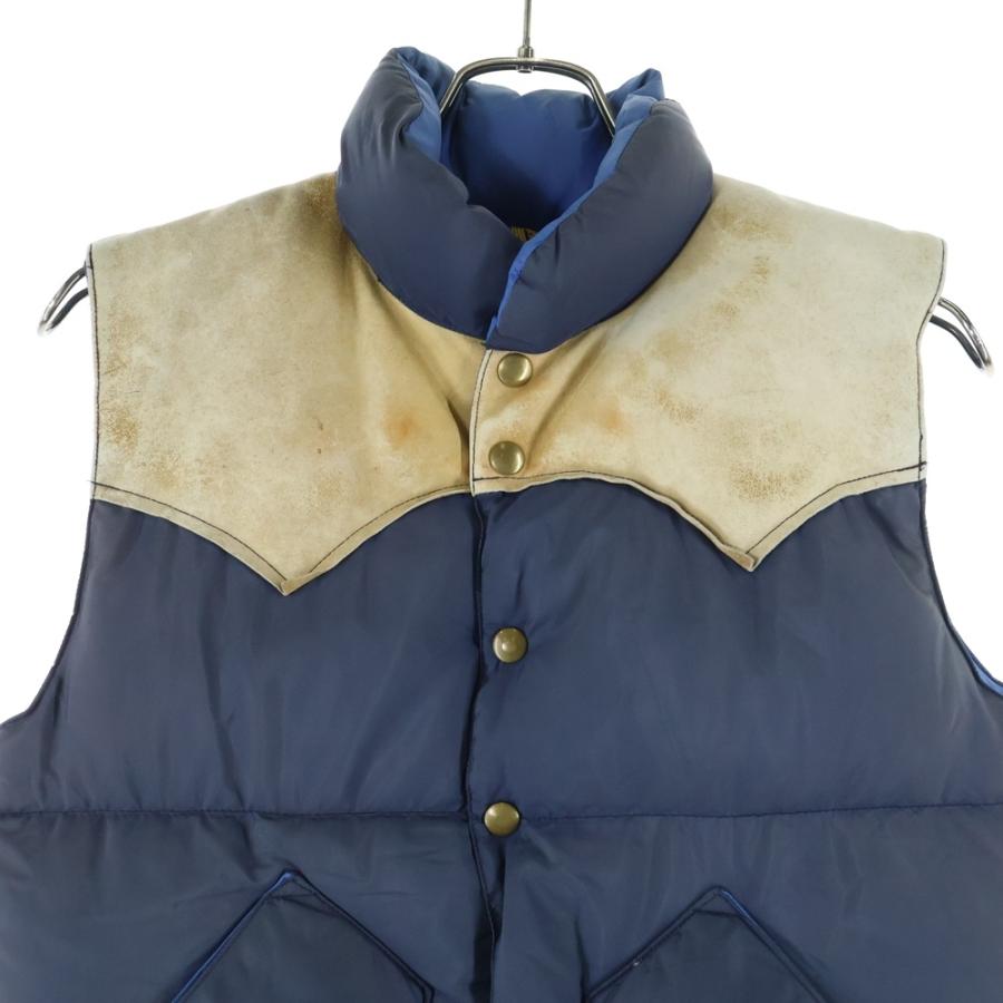 美品 70s ロッキーマウンテン ダウンベスト ネイビー ヴィンテージ ROCKY MOUNTAIN ロッキーマウンテン 70s VINTAGE DOWN VEST