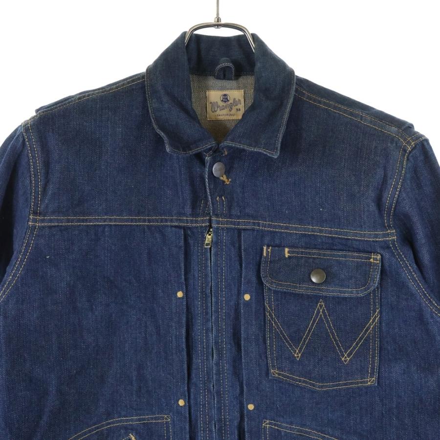 美品 wrangler 11mjz gジャン 濃紺 S 送料無料 ARCHIVE 11MJZ JACKET 1958 MODEL|Wrangler|ラングラー