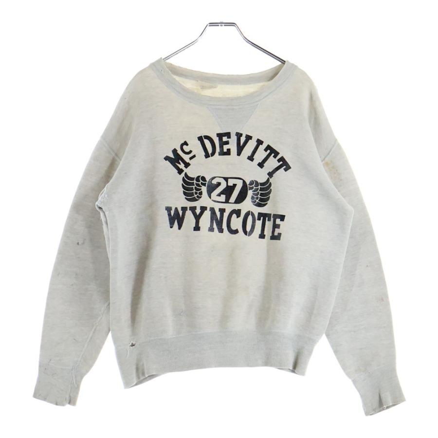 VINTAGE ヴィンテージ 50-60s Wilson 3段 前V クルーネックスウェット