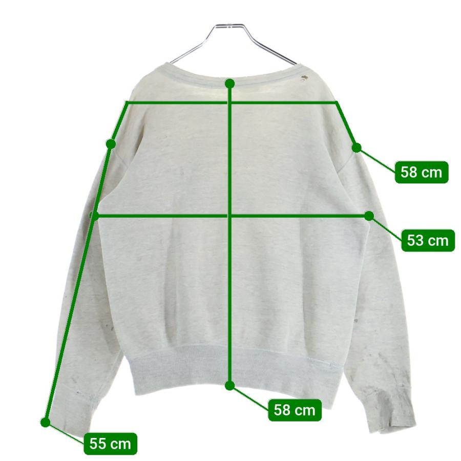 VINTAGE ヴィンテージ 50-60s Wilson 3段 前V クルーネックスウェット