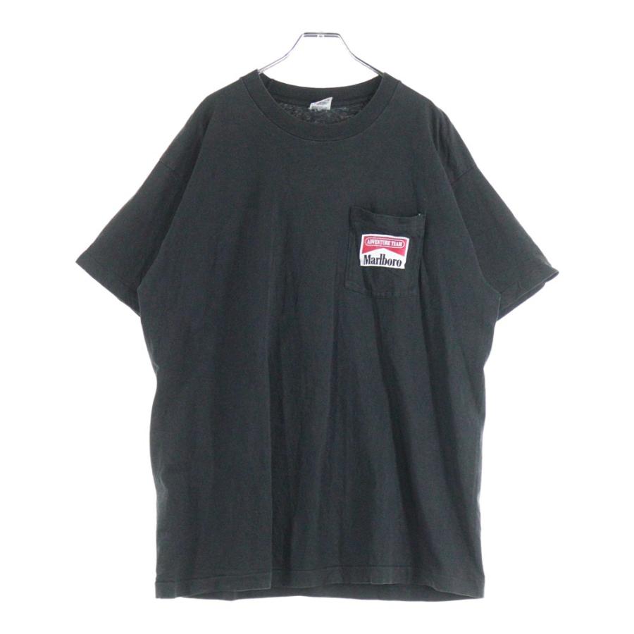古着 90s マルボロ コヨーテ イヌ 半袖 シャツ 銘柄 企業 ブラック 黒⑤ 古着Tシャツ】企業 Marlboro 