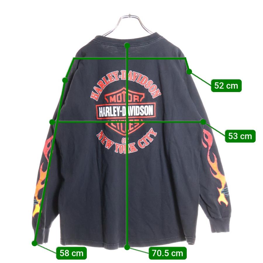 Harley Davidson（ハーレー・ダビッドソン） 90s VINTAGE FLAMES L/S