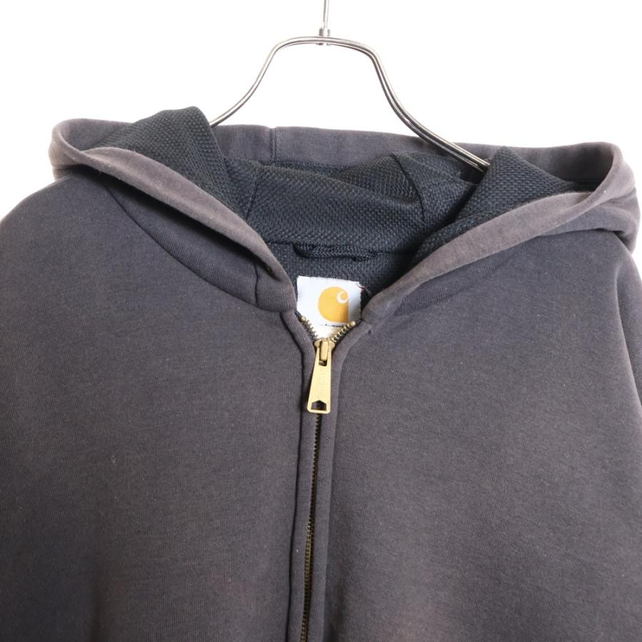 Carhartt ダークグレー フード付きジャンパー carhartt(カーハート) Hooded Sweatshirt オーバーサイズ プルオーバー