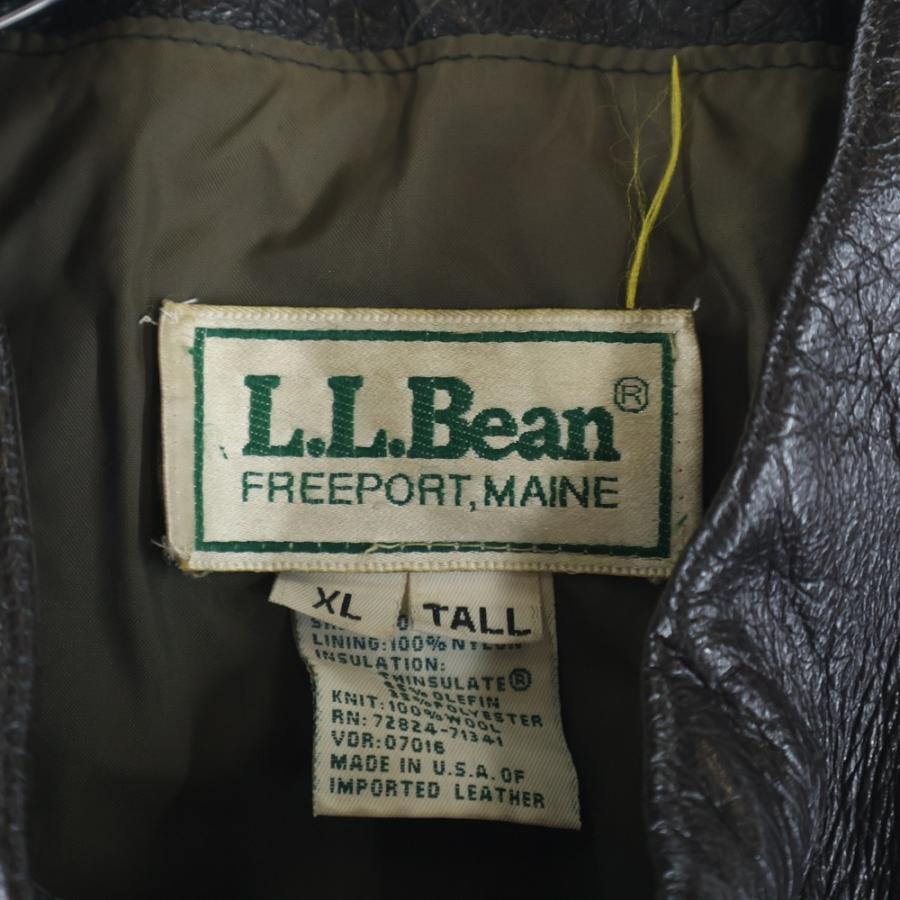 L.L.Bean（エルエルビーン） 80S A-2 LEATHER FLIGHT JACKET TALON-ZIP
