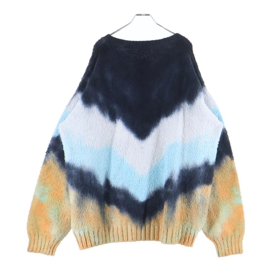 正規品 オールドセリーヌ ニットセーター マルチカラー 38 CELINE（セリーヌ） 21SS LOOSE CREW NECK SWEATER IN BRUSHED COTTON