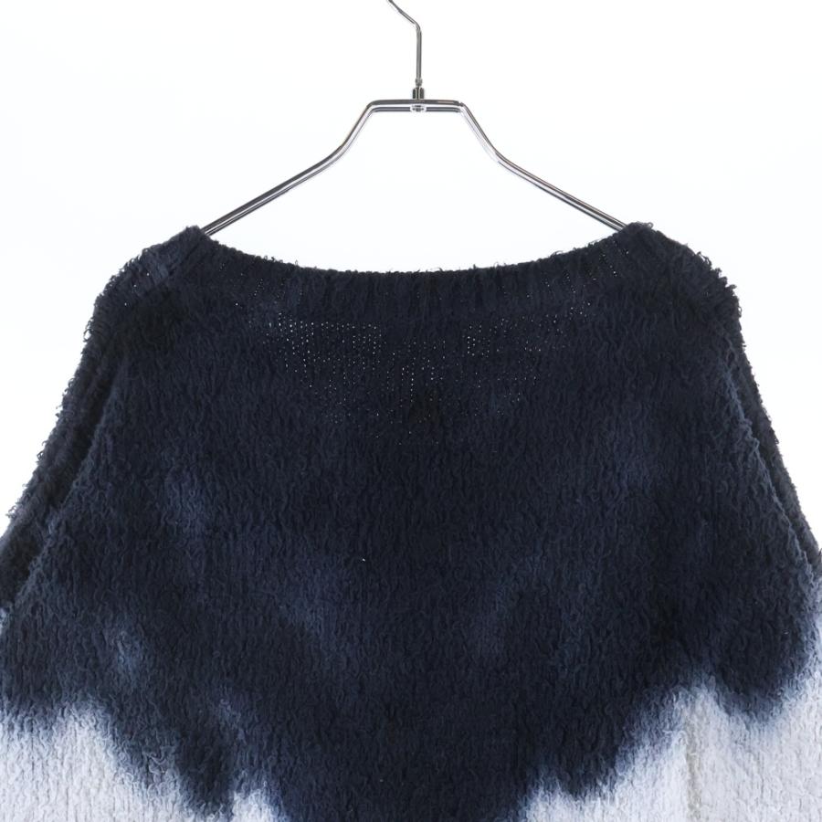 CELINE ブラッシュドニット タイダイ ルーズニット センター セリーヌ CELINE（セリーヌ） 21SS LOOSE CREW NECK SWEATER IN BRUSHED COTTON