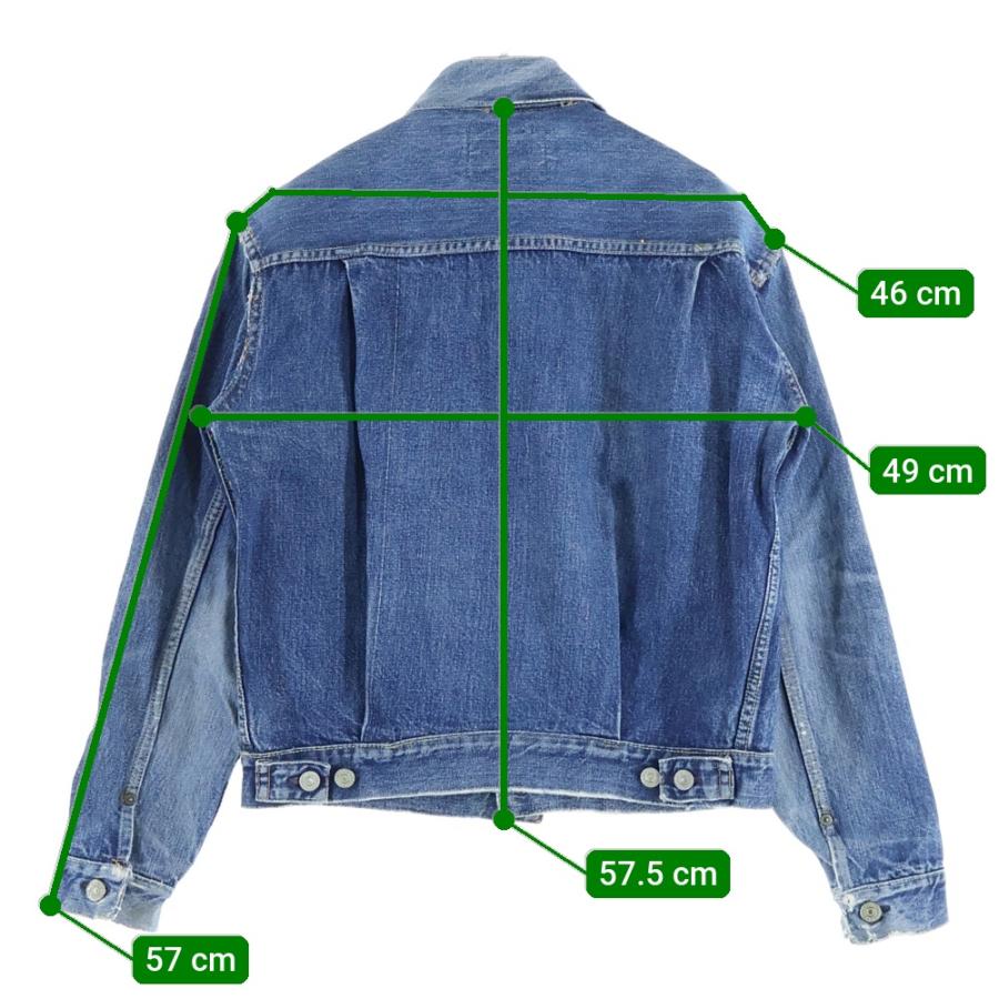 Levi's（リーバイス） 50-60s VINTAGE 507XX 2nd 紙パッチ BIGE 両面