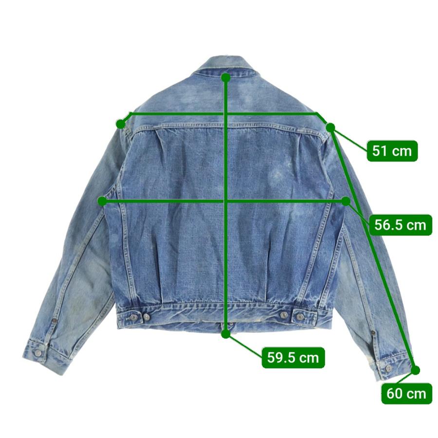 Levi's（リーバイス） 507XX 2nd ハギ付き BIGE 均等V 両面タブ 紙