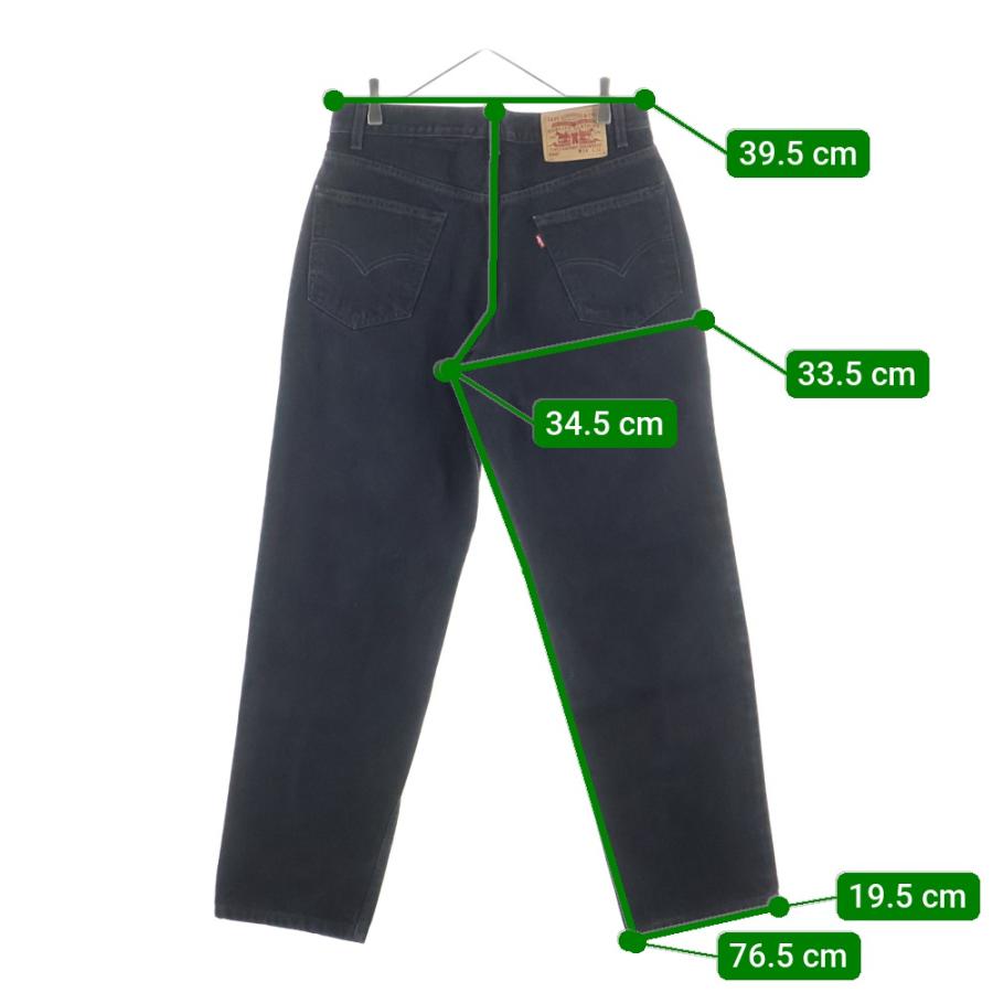 LEVI'S 99年製 550 RELAXED FIT USA製 38 デニム Levi's（リーバイス） 90S 550 RELAXED FIT DENIM PANTS BLACK 99年製