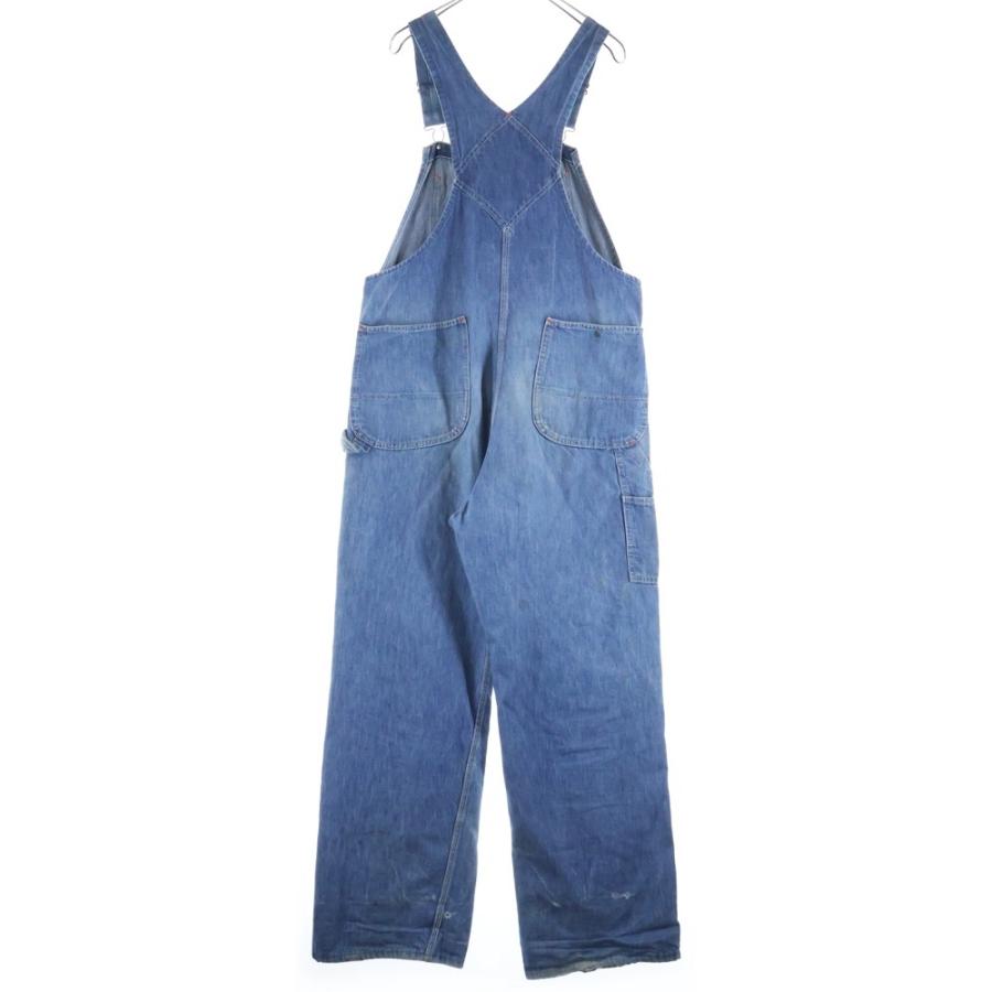 ユニオンサプライ/リペア・ヴィンテージ加工/再構築デニムオーバーオール VINTAGE ヴィンテージ 60S UNION MADE DENIM OVERALL ユニオンメイド