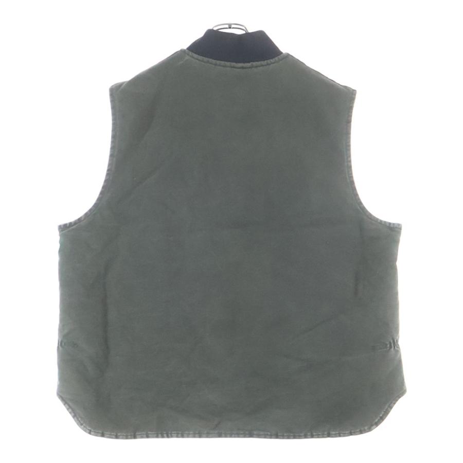 00s USA製 モスグリーン カーハート ベスト ダック Carhartt（カーハート） 00S DUCK VEST 03年 USA製 裏地キルティング
