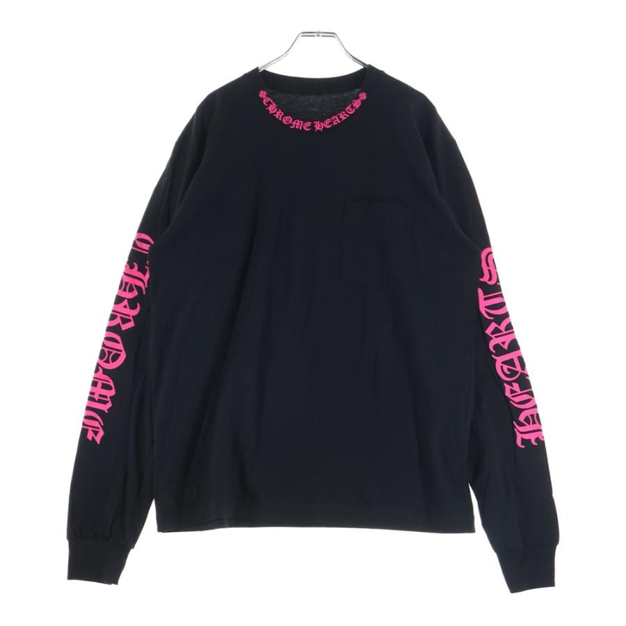 CHROME HEARTS（クロムハーツ） CH L S 1 ネックロゴプリント長袖