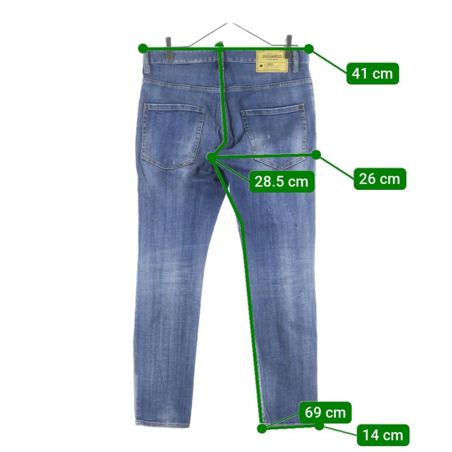 DSQUARED2（ディースクエアード） 20AW DAMAGED SKINNY DENIM PANTS