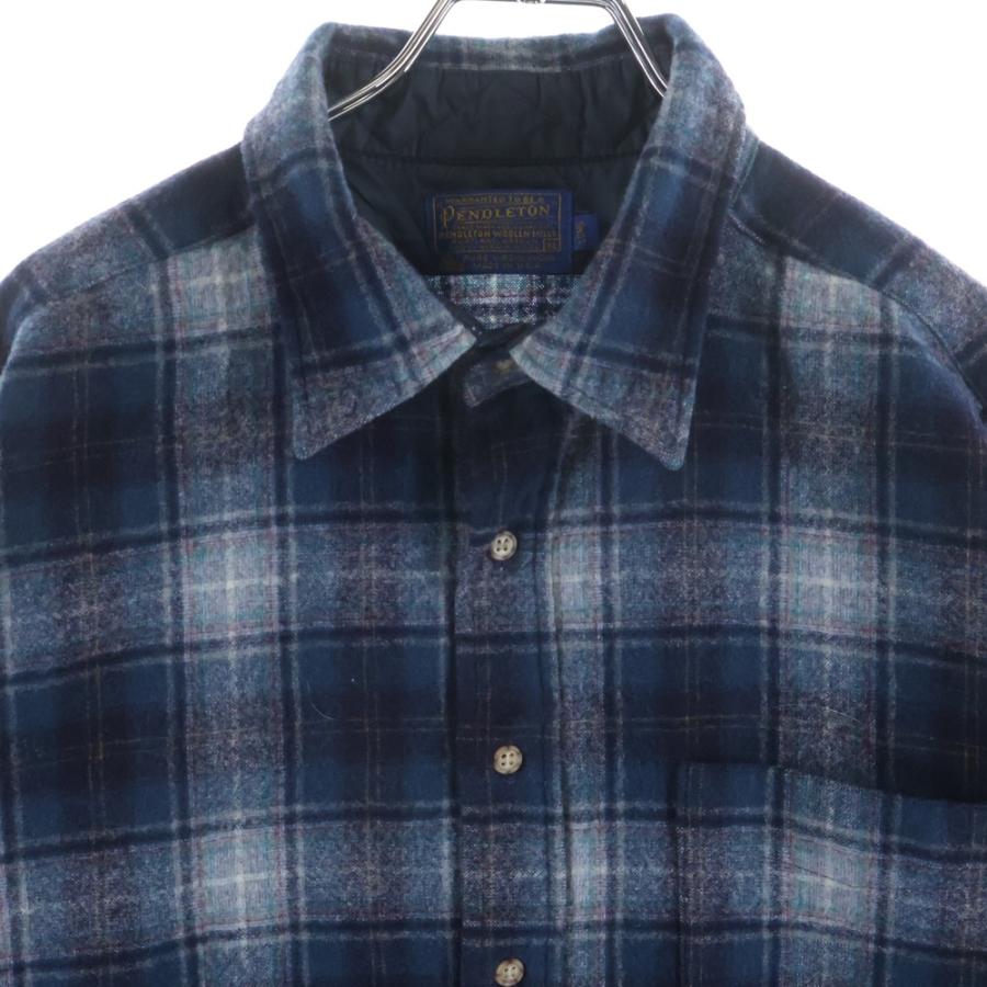 PENDLETON（ペンドルトン） 70S CHECK L/S WOOL BOARD SHIRT USA製