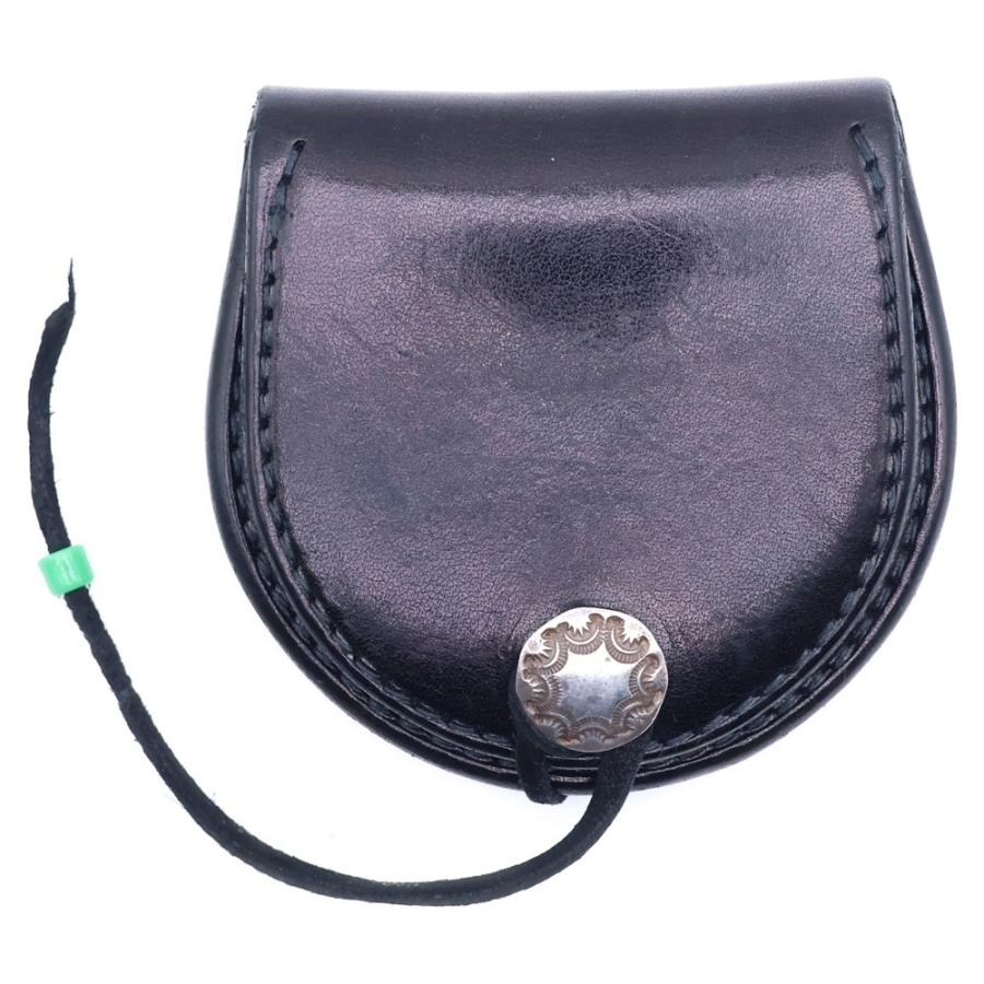 ゴローズ 丸型 小銭入れ ケース サドル レザー goro's（ゴローズ） SADDLE LEATHER 丸形 コンチョ付 小銭入れ 財布