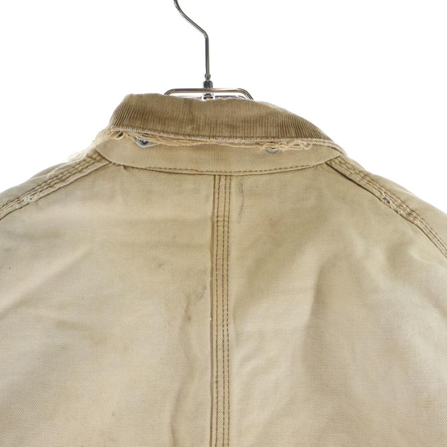 60s Carhartt デカC ミシガンチョアコート ブランケット 横縞 Carhartt（カーハート） 裏地ブランケットミシガンチョアコート