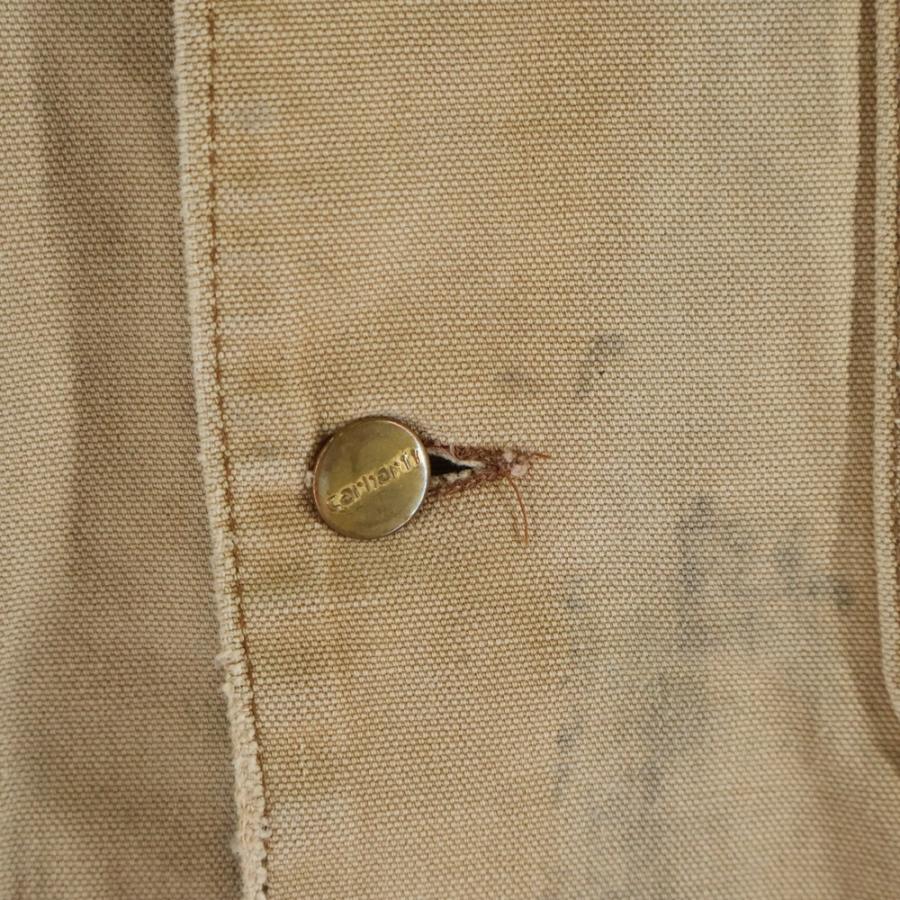 60s〜70s Carhartt チョアコート 裏地ブランケット 42L Carhartt（カーハート） 60S VINTAGE MICHIGAN CHORE COAT ミシガン