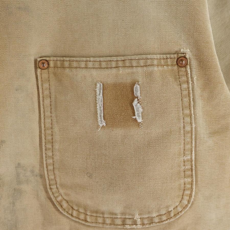 60s Carhartt デカC ミシガンチョアコート ブランケット 横縞 Carhartt（カーハート） 60S VINTAGE MICHIGAN CHORE COAT ミシガン