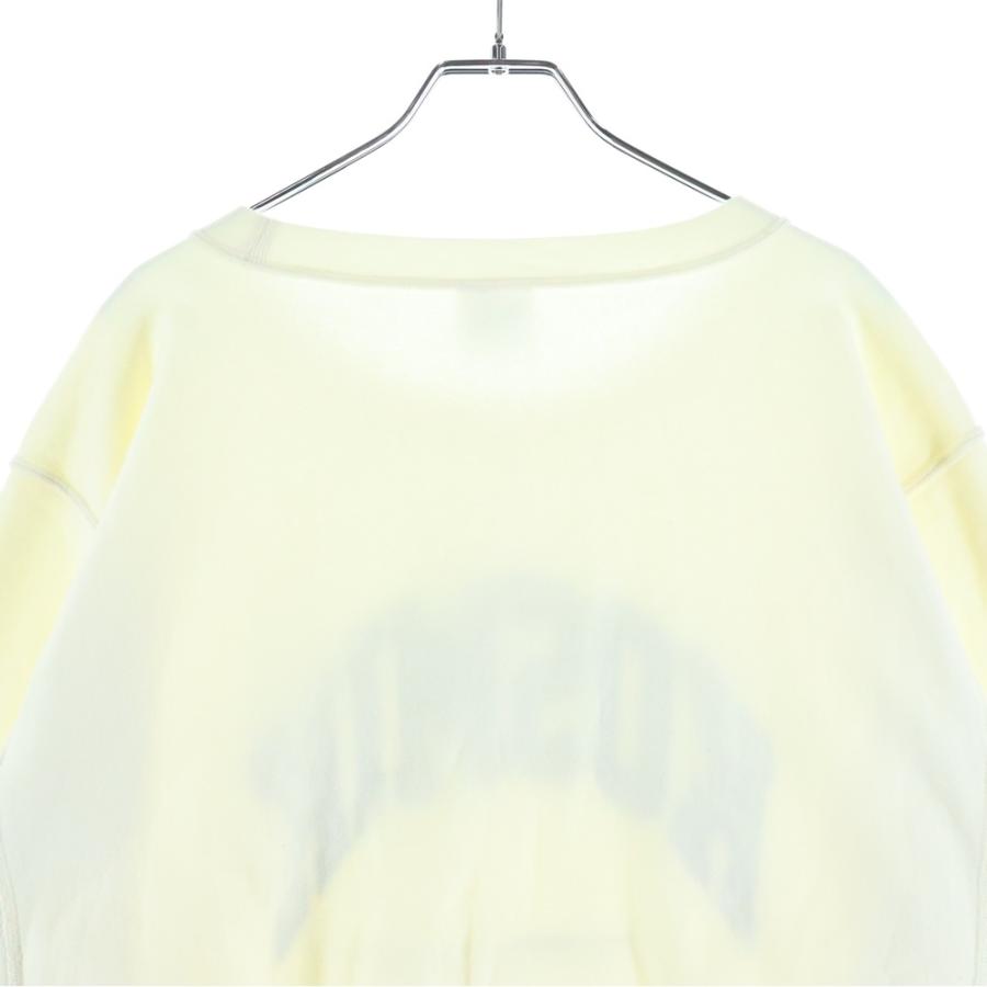 チャンピオン ×UNDERCOVER KOSMIK MUSIK SWEAT ×アンダーカバー プリントクルーネック長袖スウェットトレーナー アイボリー C8-B009_3