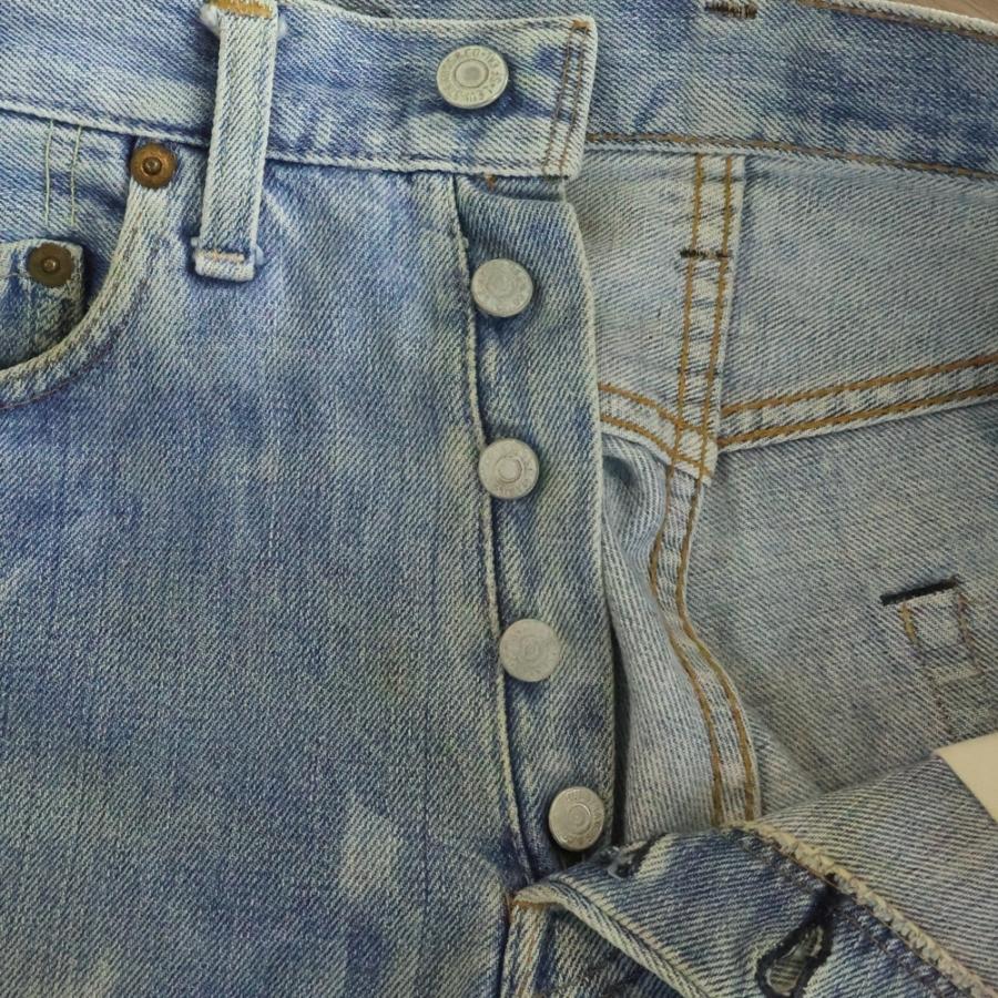 Levi's リーバイス 70S 501 66前期 並行ステッチ ボタン裏6 スモールe デニムパンツ ブリーチ インディゴ Levi's（リーバイス） 70S 501 66前期 並行ステッチ ボタン裏6