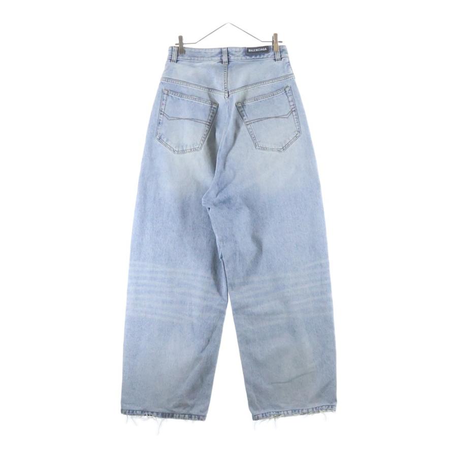 BALENCIAGA（バレンシアガ） 22AW プルアップワイドバギーデニムパンツ