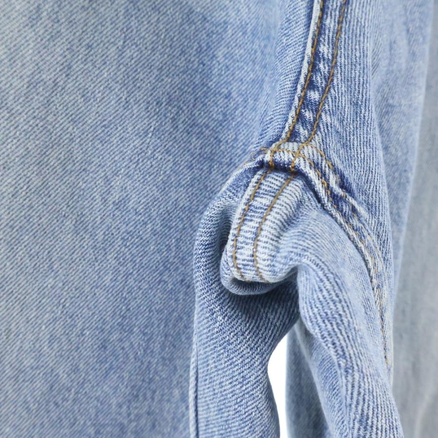 BALENCIAGA（バレンシアガ） 22AW プルアップワイドバギーデニムパンツ