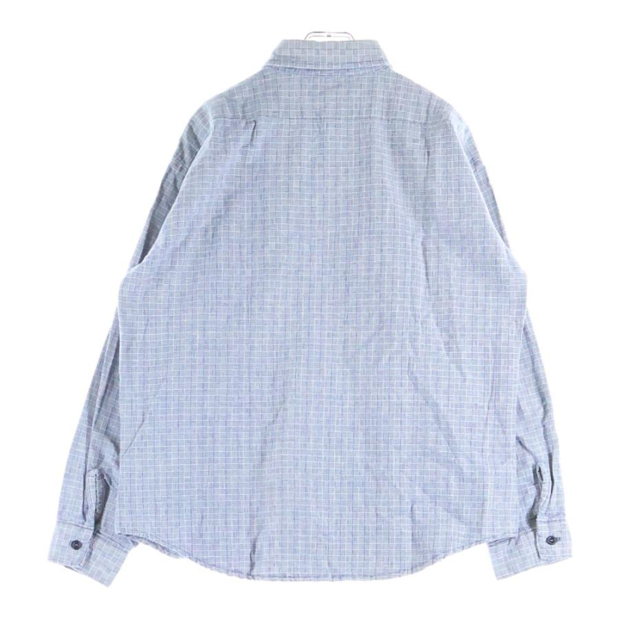 FIVE BROTHERS ファイブブラザー 70-80S FLANNEL L/S CHECK SHIRT USA製 フランネル 長袖 チェック シャツ ブルー/グレー FIVE BROTHERS ファイブブラザー 70-80S FLANNEL L/S CHECK SHIRT USA