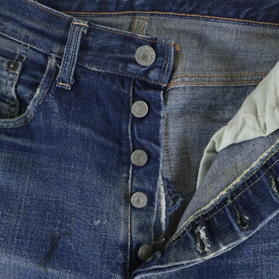Levi's（リーバイス） 70S BIG E 後期 ボタン裏6 足長R レインボー
