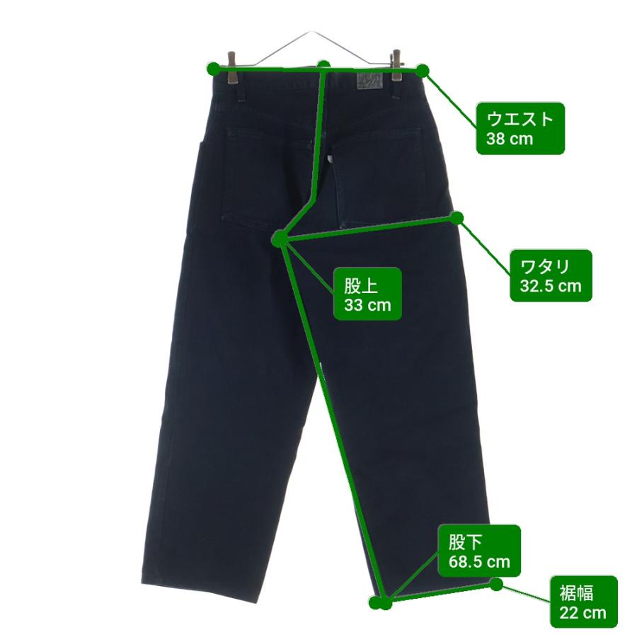 黒 90s 00s リーバイス シルバータブ コットン パンツ W34 カナダ製 90's USA製 Levi's 
