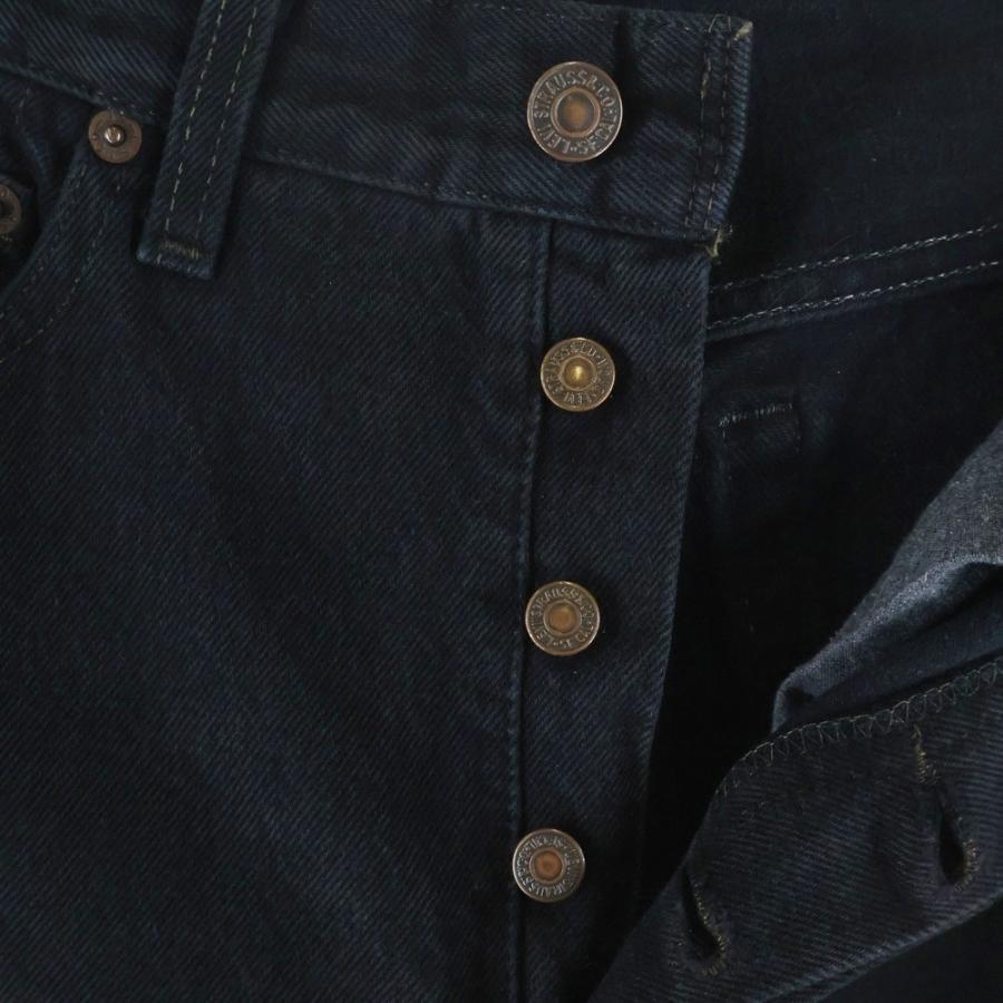 Levi's（リーバイス） 90S 501 BLACK DENIM PANTS USA製 後染め ボタン