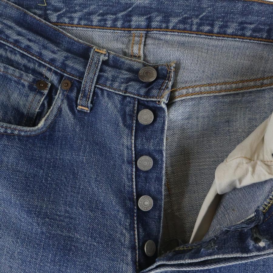 Levi's リーバイス 60-70S BIG E 後期 足長R 並行ステッチ ボタン裏2 デニムパンツ インディゴ Levi´s リーバイス 60-70S BIG E 後期 足長R 並行ステッチ ボタン裏2