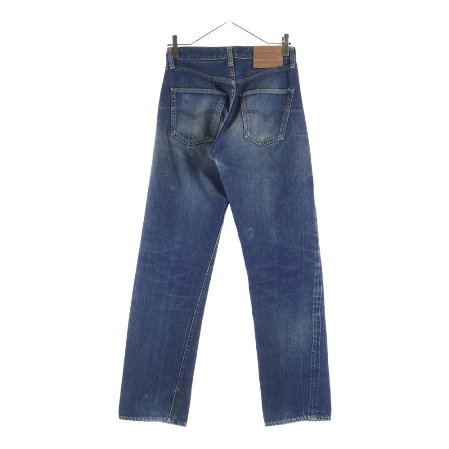 Levi's リーバイス 60S BIG E A-TYPE 足長R ボタン裏6 レインボーステッチ デニムパンツ インディゴの画像