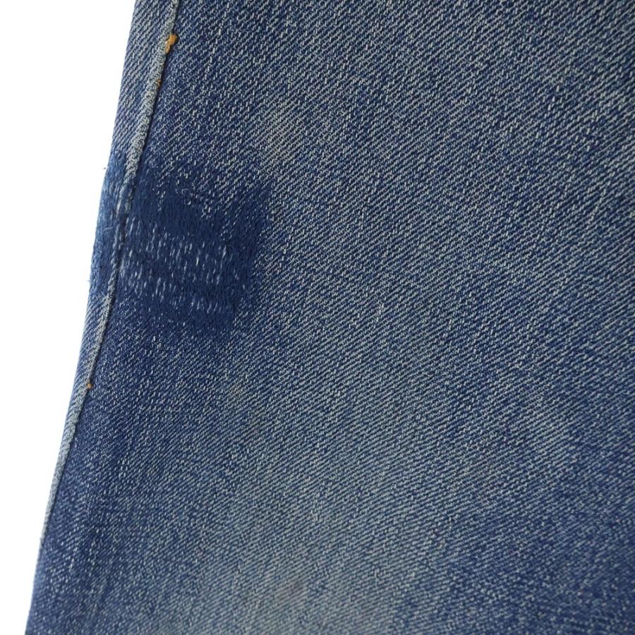 Levi's リーバイス 60S BIG E A-TYPE 足長R ボタン裏6 レインボーステッチ デニムパンツ インディゴの画像