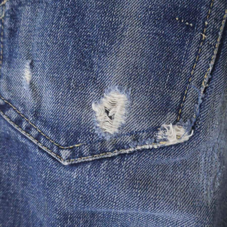 Levi's リーバイス 50S 503BXX 53モデル BIG E 両面タブ 革パッチ ボタン裏無刻印 通常R Vステッチ デニムパンツ インディゴ Levi's（リーバイス） 50S 503BXX 53モデル BIG E 両面タブ 革パッチ