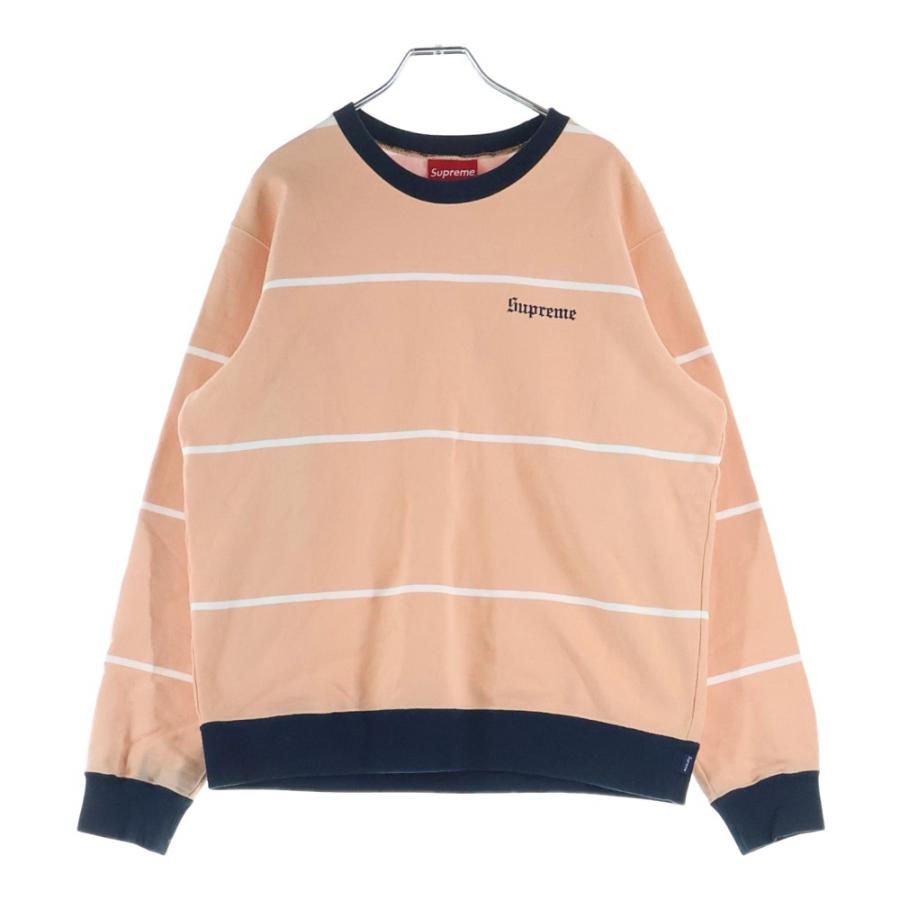 Supreme（シュプリーム） 17AW Striped Crewneck ストライプ クルー 