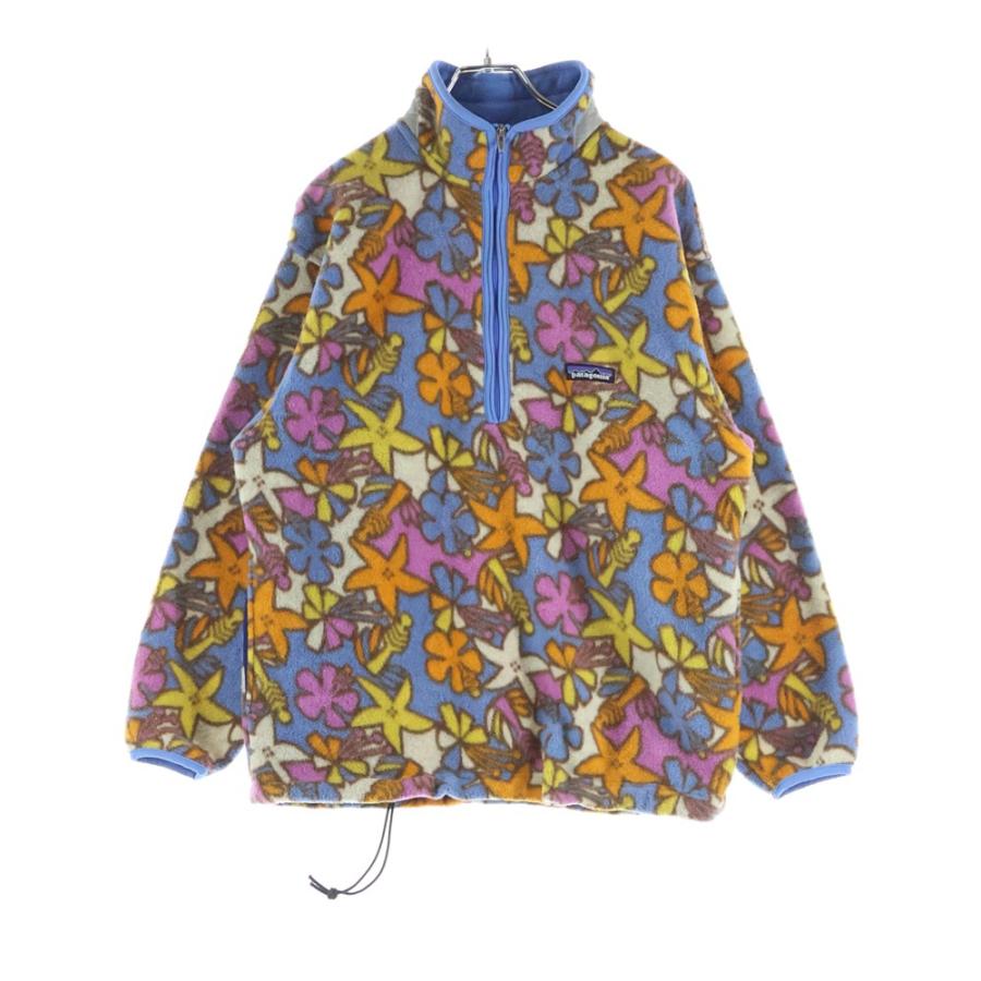 patagonia（パタゴニア） FLOWER PATTERN HALF ZIP USA製 花柄 ハーフ