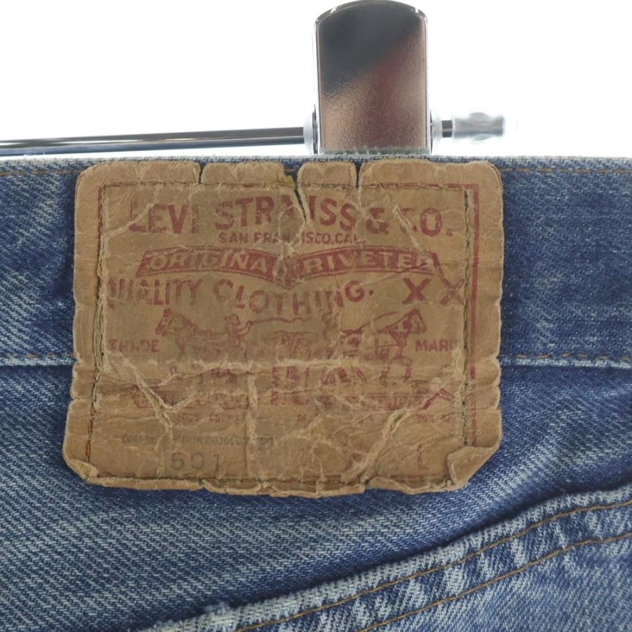 Levi's リーバイス 70s 501 66後期 smalle ボタン裏6 並行 チェーンステッチ ストレートデニム ブルー Levi's（リーバイス） 70s 501 66後期 smalle ボタン裏6 並行 チェーン