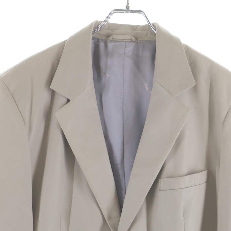 美品 ★ヴェルサーチ クラシック ◎ラムレザージャケット　44サイズ VERSACE COLLECTION ヴェルサーチコレクション LAMB LEATHER TAILORED