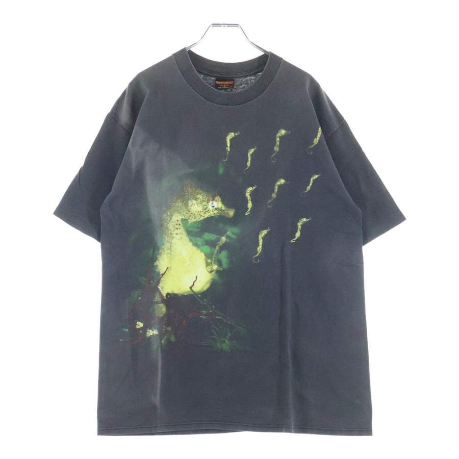 ヴィンテージ 90S NIRVANA SEAHORSE COMPETITOR TEE BROCKUN 