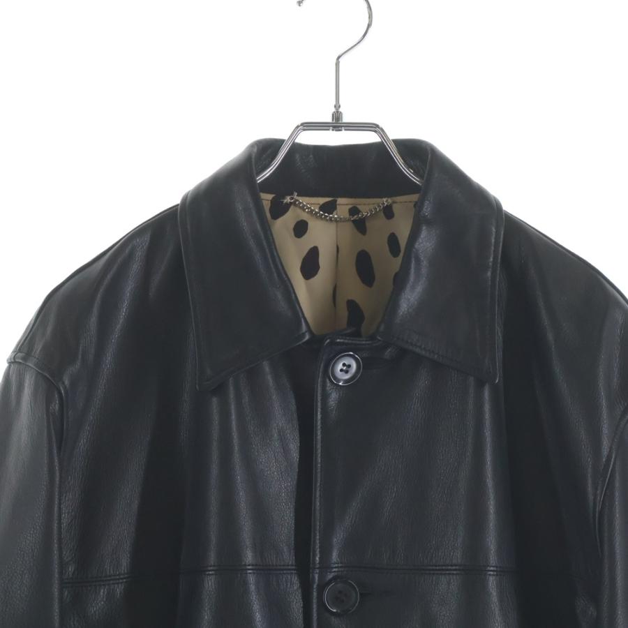 WACKO MARIA（ワコマリア） 24SS LEATHER CAR COAT TYPE-2 裏地