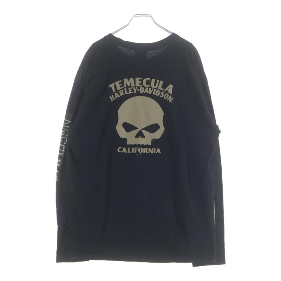 Harley-Davidson ハーレー　ボーン　スケルトン　ロンT Harley Davidson（ハーレー・ダビッドソン） 00s Bone Skeleton L/S