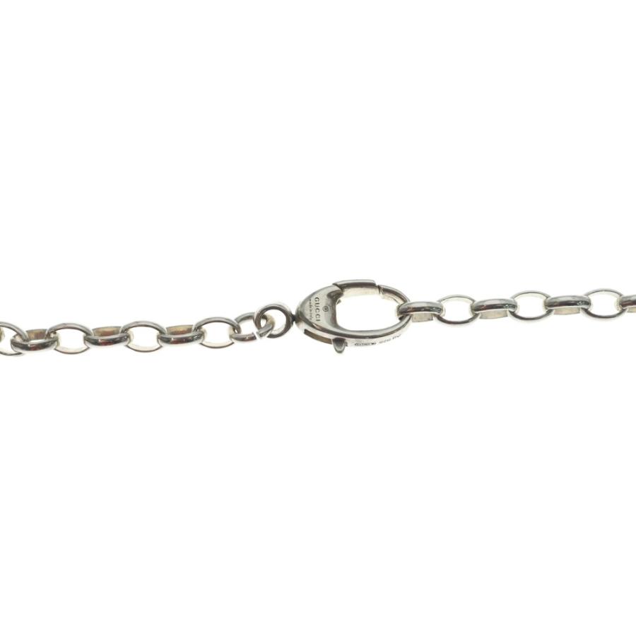 GUCCI グッチ GHOST HEART NECKLESS ゴースト ハート ネックレス シルバー_3