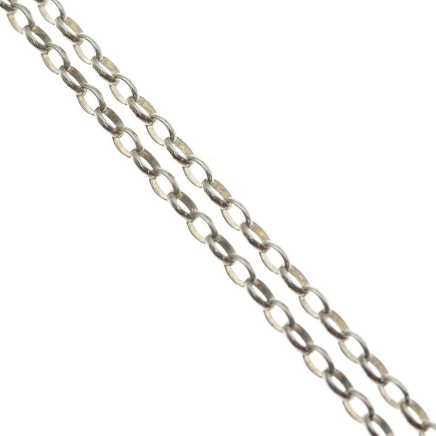 GUCCI グッチ GHOST HEART NECKLESS ゴースト ハート ネックレス シルバー_4