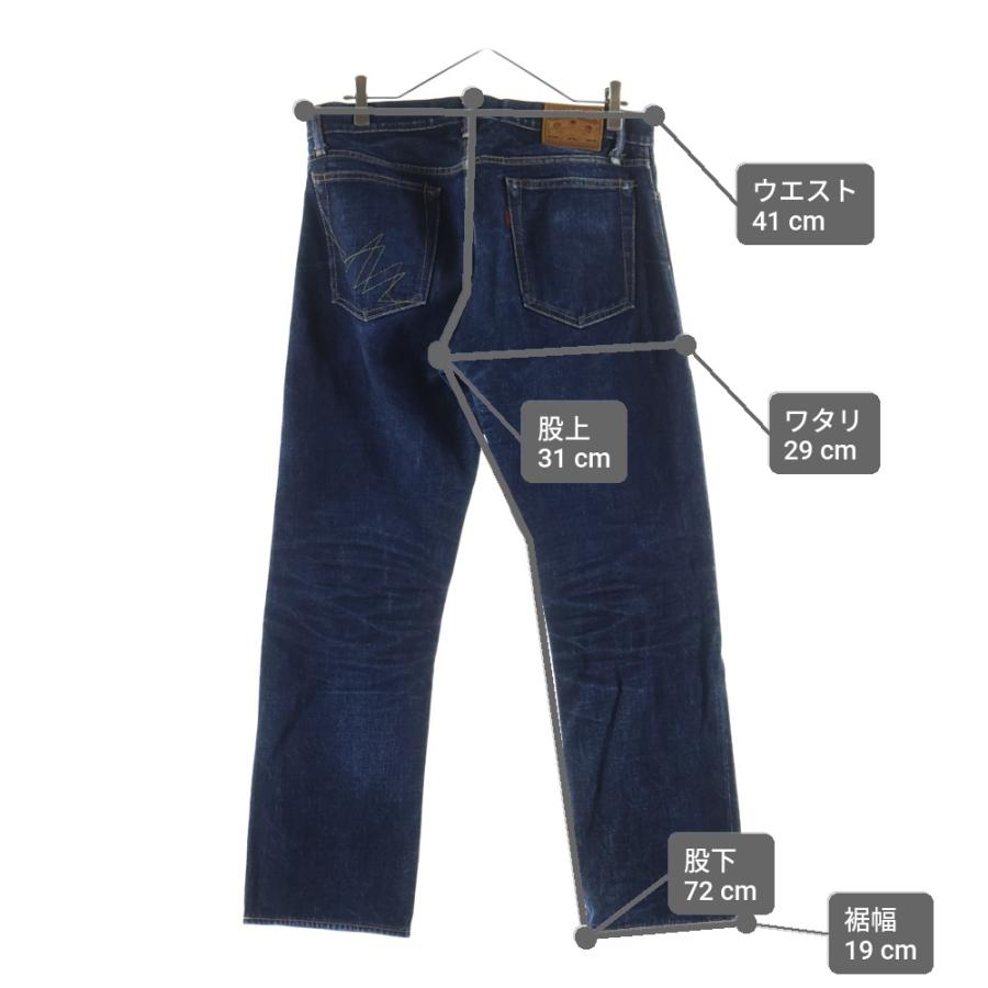 NO BRAND ノーブランド KAMIKAZE ATTACK DENIM PANTS カミカゼアタック 