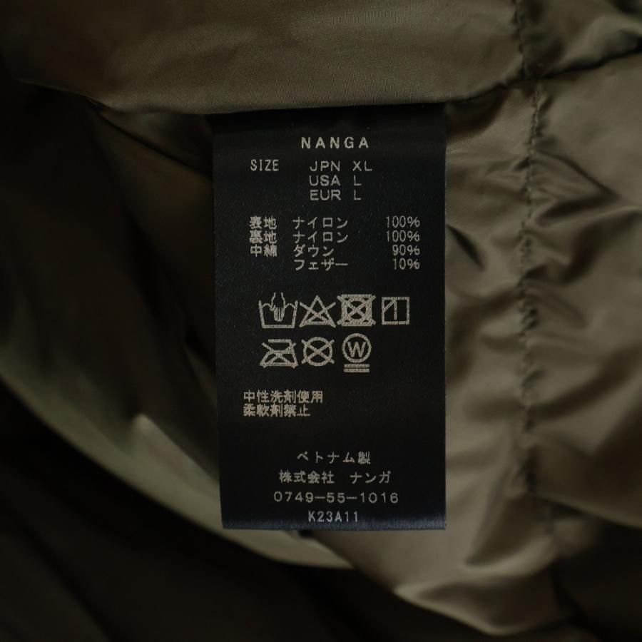 NANGA ナンガ AURORA DOWN JACKET オーロラ ダウンジャケット カーキ K23A11_7