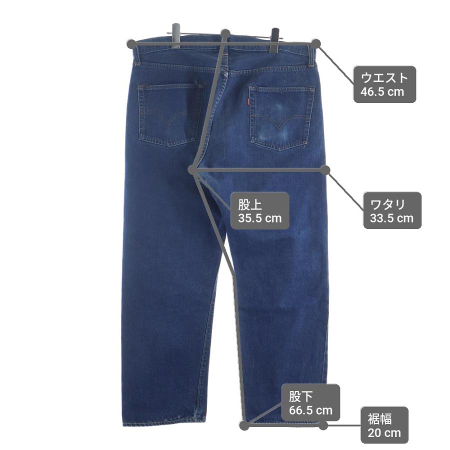 Levi's（リーバイス） 70S 501 66前期 ボタン裏6 スモールe デニム
